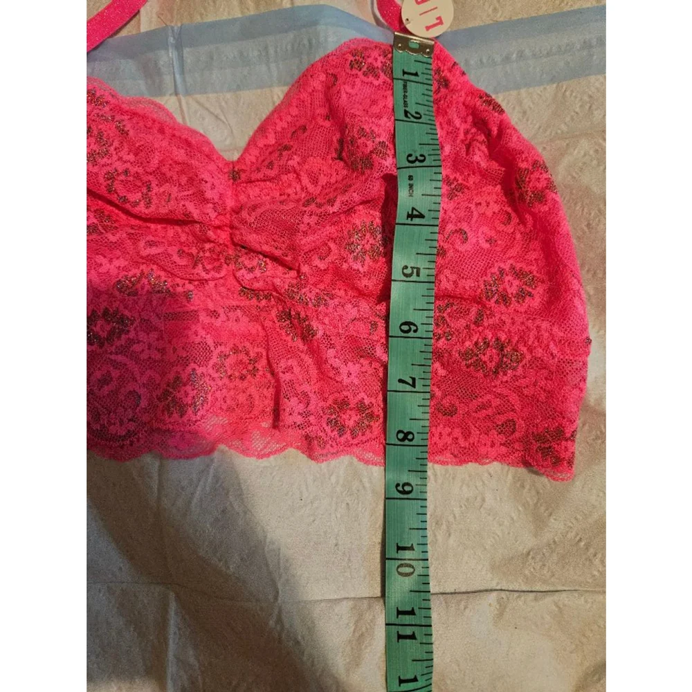 Victoria's Secret PINK Lace Bralette Sz L New
